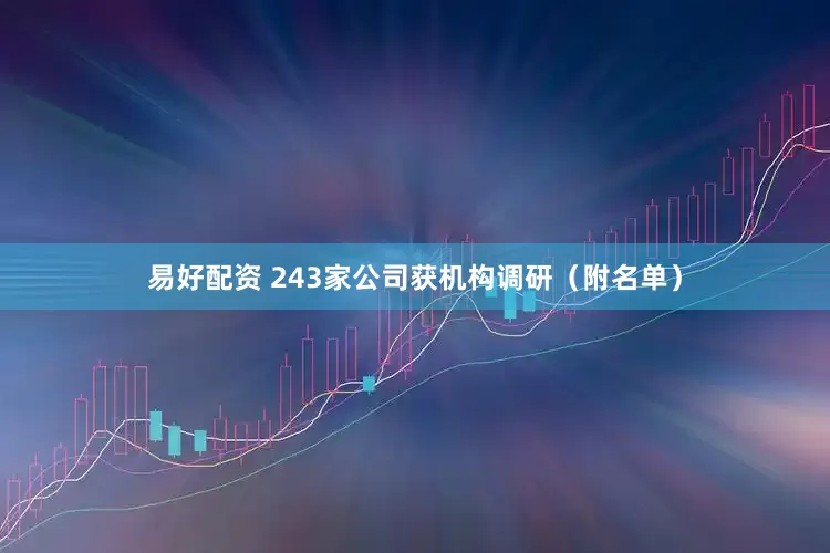 易好配资 243家公司获机构调研（附名单）